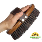 2-pack Premium Horse Brush in Wood Comfortable, non-slip grip - Petifo