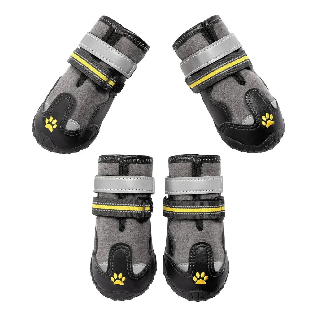 SnowGrip Waterproof Dog Shoes (Reflective) - Petifo