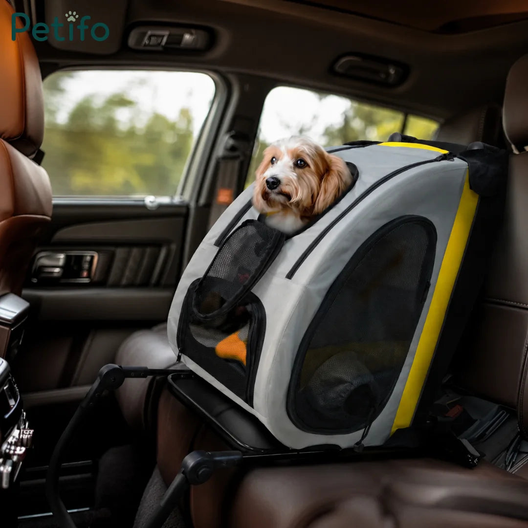 Dierenwagen met autobevestiging
