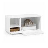 PawHut kattenbakmeubel 2-in-1