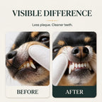 TailCare dental cleaner for dogs and cats with 50 dental wipes - Petifo