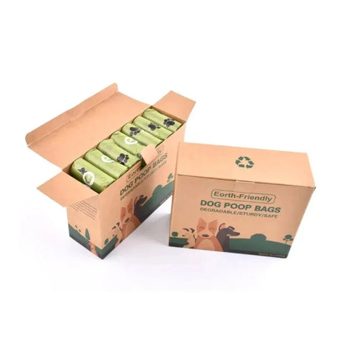 Biodegradable Poo Bags with Holder - Petifo
