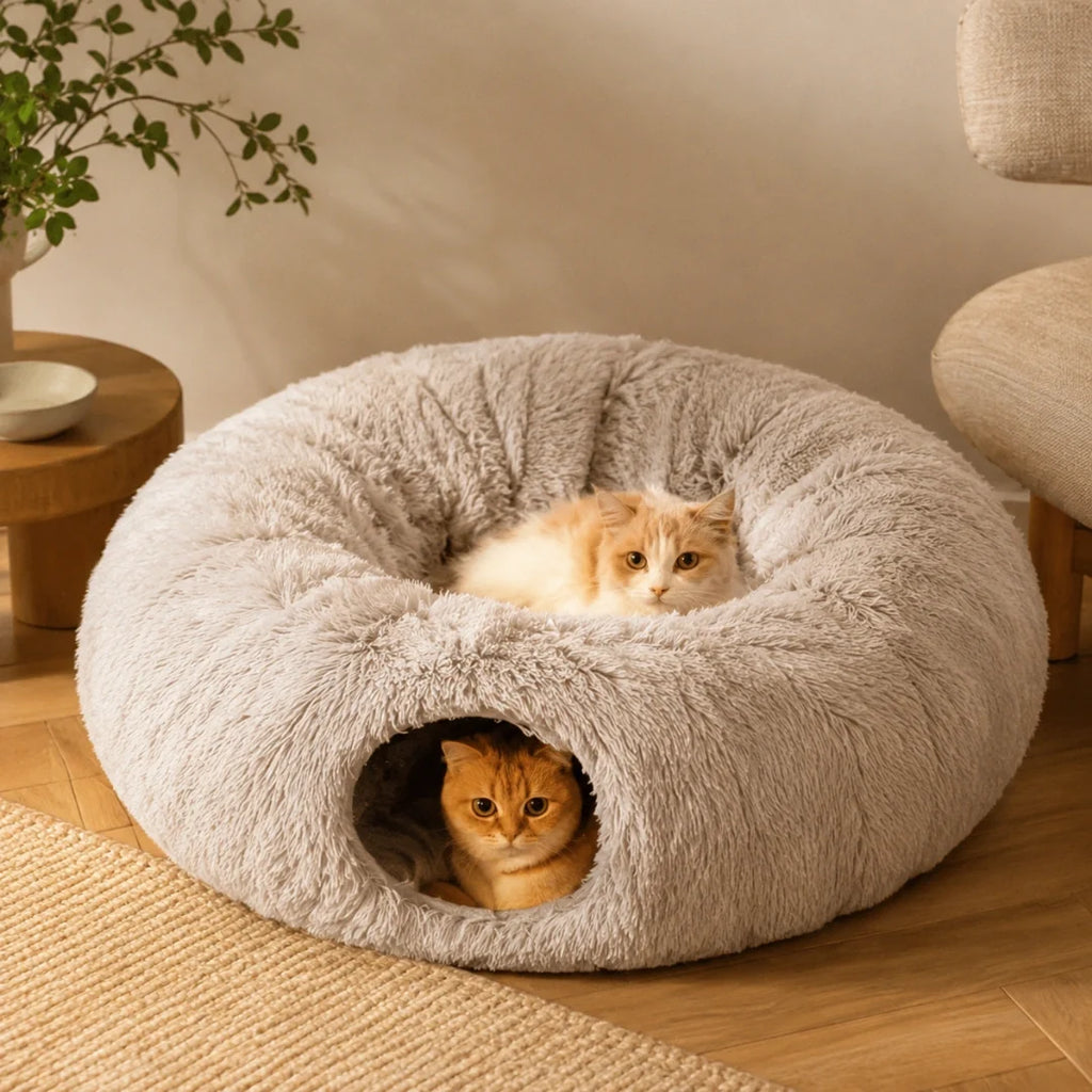Donut Cat Tunnel Bed - Petifo