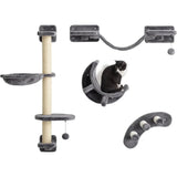 PawHut-klimwand voor katten met hangmat