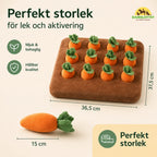Carrot Snuffle Mat perfect size - Petifo