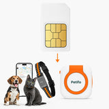 Simkaart met 1 jaar data voor gps-halsband voor huisdieren