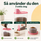 PawBox Food Container 3 easy steps - Petifo