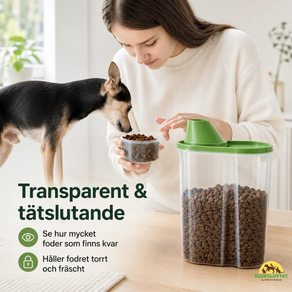 PawBox Food Container transparent  - Petifo