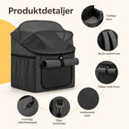 Pendlo carrier bag with side pockets and lockable zip - Petifo