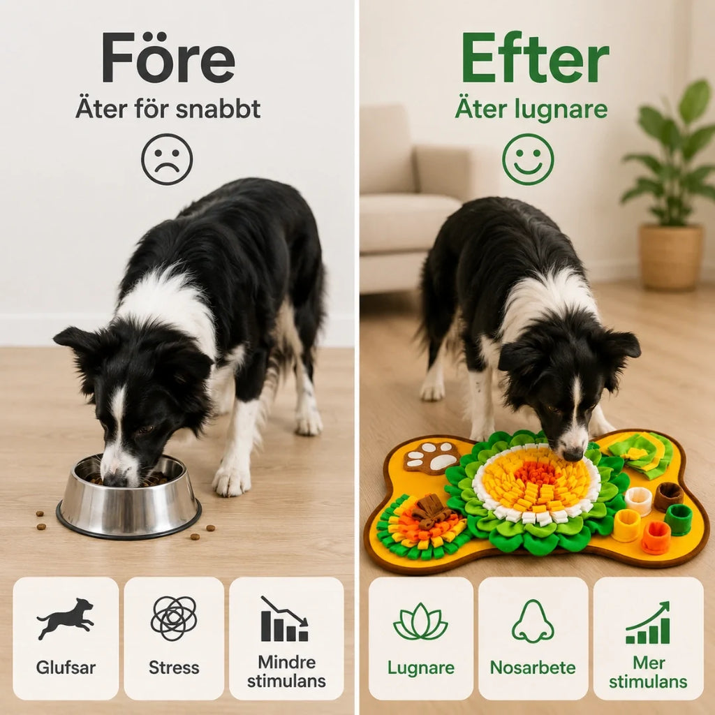 PetSniff Activity Mat vs after - Petifo