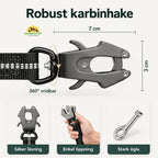 SafePaw Anti-Pull Lead with Seatbelt Attachment sturdy carabiner - Petifo