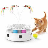 Felineo interactief kattenspeelgoed 3-in-1 met vlinder