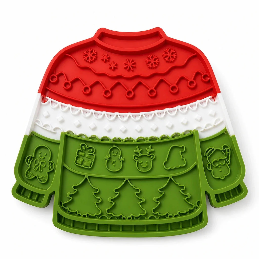 MerryLick kerst-likmat als vrijstaand product op witte achtergrond – Petifo