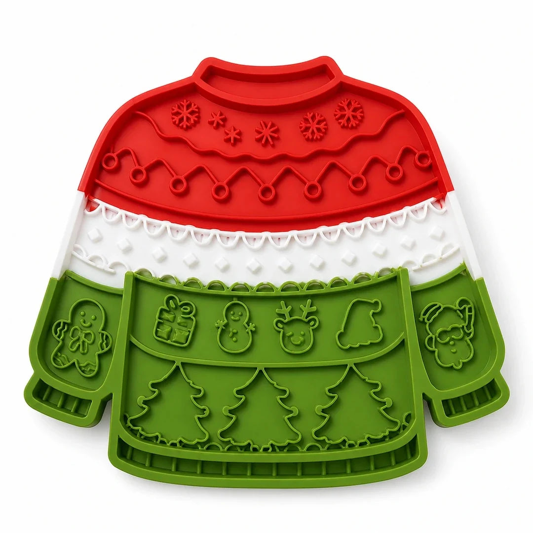 MerryLick kerst-likmat als vrijstaand product op witte achtergrond – Petifo