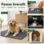 Paw mat that suits the door, food bowl and crate – Petifo